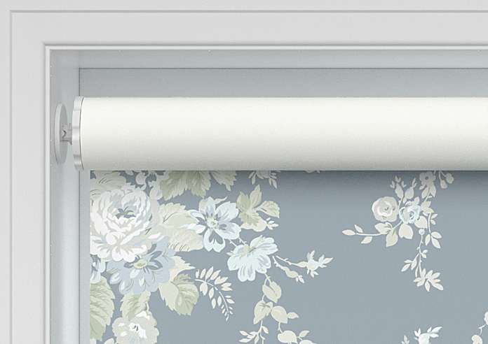 Shabby Chic by Rachel Ashwell Garden Floral (Blackout), Dusky Blue - Twist&Fit Roller Blind - Image 9